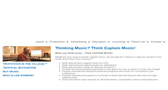 Desktop Screenshot of captainmusic.com